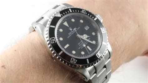 rolex sea dweller triple 6|rolex 16660 review.